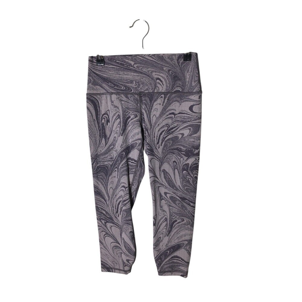 Athleta Leggings Women's Size Medium Purple 7/8 Transcend Capris